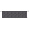 Gartenbank-Auflagen 2 Stk. Anthrazit 200x50x7 cm Oxford-Gewebe