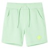 Kindershorts mit Kordelzug Knallgrün 140