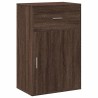 Beistellschrank Braun Eichen-Optik 56,5x39x90 cm Holzwerkstoff