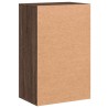 Beistellschrank Braun Eichen-Optik 56,5x39x90 cm Holzwerkstoff