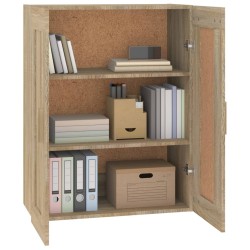 Wandschrank Sonoma-Eiche 69,5x32,5x90 cm Holzwerkstoff