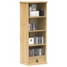 CD-Schrank Corona 40x30x110 cm Massivholz Kiefer