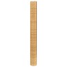 Balkon-Sichtschutz Hellbraun 500x100 cm Poly Rattan