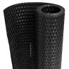 Balkon-Sichtschutz Schwarz 500x80 cm Poly Rattan