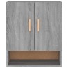 Wandschrank Grau Sonoma 60x31x70 cm Holzwerkstoff