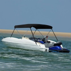 2-Bow Bimini Top Schwarz...