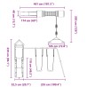 Spielturm Imprägniertes Kiefernholz