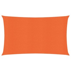 Sonnensegel 160 g/m² Rechteckig Orange 4x7 m HDPE