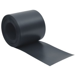 Sichtschutzstreifen 10 Stk. Schwarz 252,5x19 cm PVC