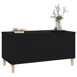 Couchtisch Schwarz 90x44,5x45 cm Holzwerkstoff