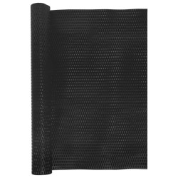 Balkon-Sichtschutz Schwarz 500x100 cm Poly Rattan