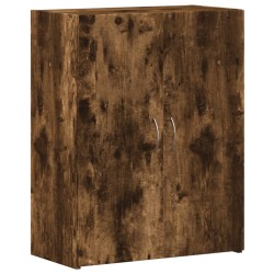 Aktenschrank Räuchereiche 60x32x77,5 cm Holzwerkstoff