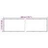 Balkon-Sichtschutz Steinoptik Grau 300x90 cm PVC