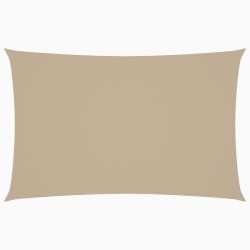 Sonnensegel Oxford-Gewebe Rechteckig 2x4,5 m Beige