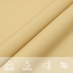 Sonnensegel Sandfarbe 5x5x6 m 100% Polyester Oxford