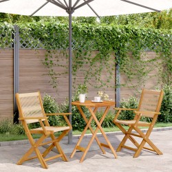 3-tlg. Bistro-Set Beige...