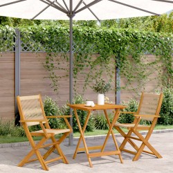 3-tlg. Bistro-Set Beige...