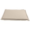 Garten-Sitzkissen 6 Stk. Taupe 45x45x2 cm Quadratisch