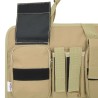 Pistolentasche Khaki 40x24x10 cm Oxford-Gewebe