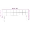 LED Kopfteil Rosa 160x5x78/88 cm Samt