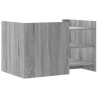 Couchtisch Grau Sonoma 80x50x50 cm Holzwerkstoff