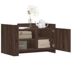 Couchtisch Braun Eichen-Optik 80x50x50 cm Holzwerkstoff