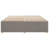 Bettgestell ohne Matratze Taupe 180x200 cm Stoff