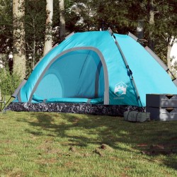 Campingzelt 5 Personen Blau...