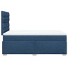 Boxspringbett mit Matratze Blau 120x190 cm Stoff