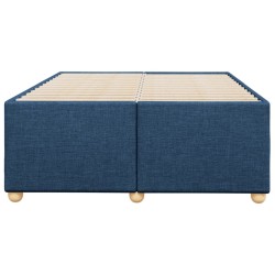 Bettgestell Blau 120x190 cm Stoff