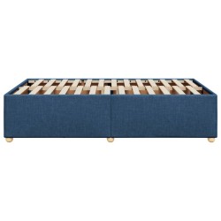 Bettgestell Blau 120x190 cm Stoff