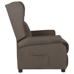 Relaxsessel Braun Stoff