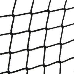 Anhängernetz mit Gummiseil Schwarz 3x2 m PP