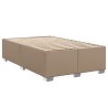 Boxspringbett Matratze Cappuccino-Braun 120x200cm Kunstleder