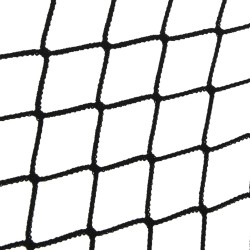 Anhängernetz mit Gummiseil Schwarz 7x3,5 m PP