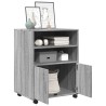 Rollschrank Grau Sonoma 60x48x81 cm Holzwerkstoff