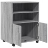 Rollschrank Grau Sonoma 60x48x81 cm Holzwerkstoff