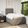 Boxspringbett mit Matratze Taupe 120x190 cm Stoff