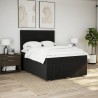 Boxspringbett mit Matratze Schwarz 140x190 cm Stoff