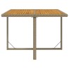 9-tlg. Garten-Essgruppe mit Kissen Poly Rattan Beige