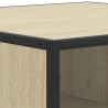 Couchtisch Sonoma-Eiche 60,5x60,5x30cm Holzwerkstoff und Metall