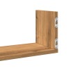 Wandregale 3 Stk. Artisan-Eiche 80x18x18 cm Holzwerkstoff