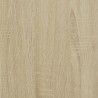 Highboard Sonoma-Eiche 92x33x180 cm Holzwerkstoff