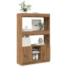 Highboard Artisan-Eiche 92x33x140 cm Holzwerkstoff