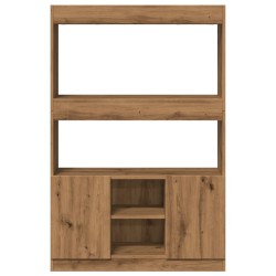 Highboard Artisan-Eiche 92x33x140 cm Holzwerkstoff