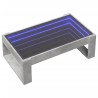 Couchtisch mit Infinity-LED Betongrau 90x53x30 cm