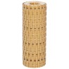 Balkon-Sichtschutze 10 Stk. Hellbraun 255x19 cm Poly Rattan