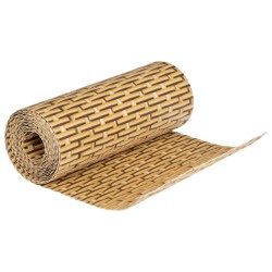 Balkon-Sichtschutze 10 Stk. Hellbraun 255x19 cm Poly Rattan