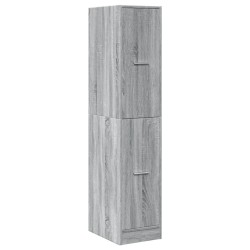 Apothekerschrank Grau Sonoma 30x41x144,5 cm Holzwerkstoff