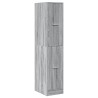 Apothekerschrank Grau Sonoma 30x41x144,5 cm Holzwerkstoff